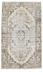 Handmade Turkish Vintage Rug One-of-a-Kind 5'10