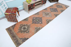 Turkish Vintage Runner Rug 2'11