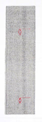 Vintage Flatweave Kilim Runner Hallway 2'2