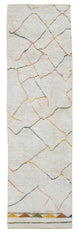 Hand-Knotted Oganic Hemp Runner, Neutral Beige 2'4
